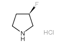 (S)-(+)-3-Fluoropyrrolidine hydrochloride - Chemical structure and product image