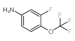 3-Fluoro-4-(trifluoromethoxy)aniline - Chemical structure and product image