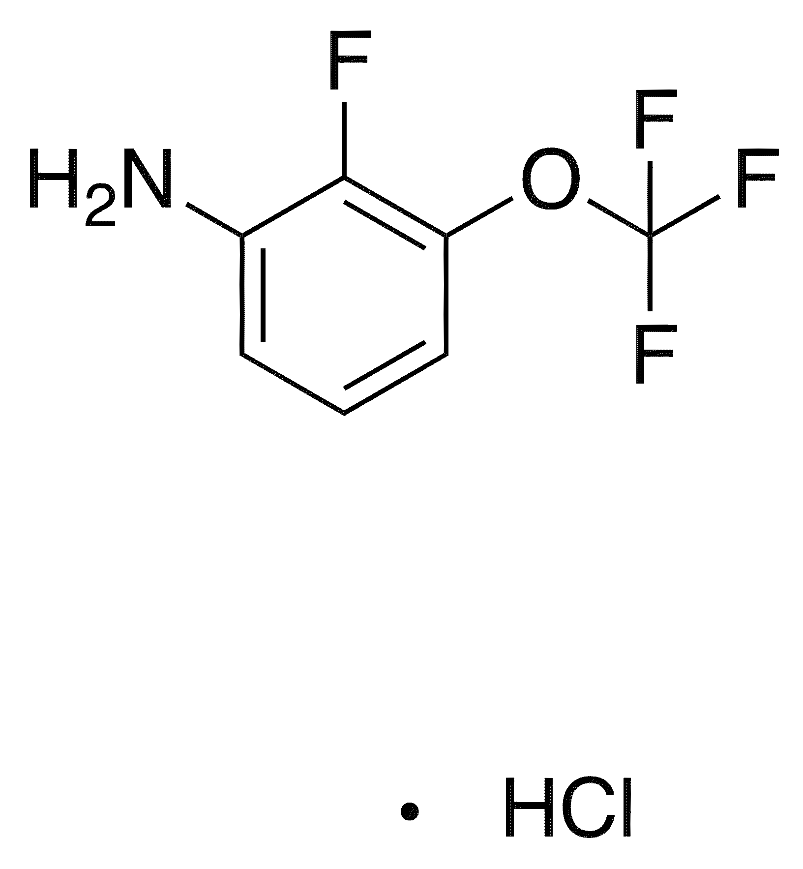 2-Fluoro-3-(trifluoromethoxy)aniline hydrochloride - Chemical structure and product image