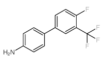 4-[4-Fluoro-3-(trifluoromethyl)phenyl]aniline - Chemical structure and product image