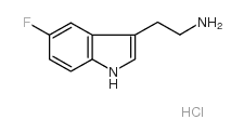 5-Fluorotryptamine hydrochloride - Chemical structure and product image