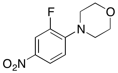 4-(2-Fluoro-4-nitrophenyl)morpholine - Chemical structure and product image