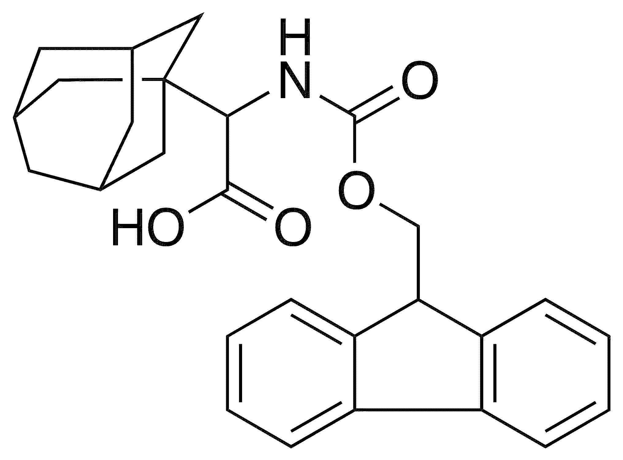(S)-Fmoc-1-adamantyl-glycine - Chemical structure and product image