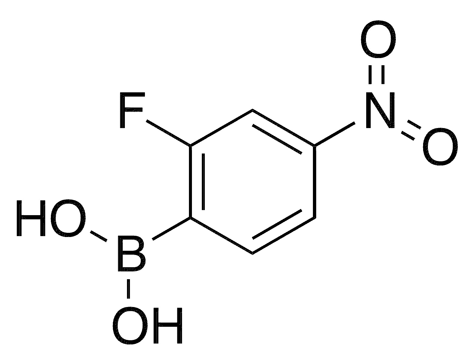 2-Fluoro-4-nitrophenylboronic acid - Chemical structure and product image