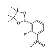 2-Fluoro-3-nitrophenylboronic acid, pinacol ester - Chemical structure and product image