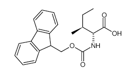 Fmoc-D-Allo-Ile-OH - Chemical structure and product image