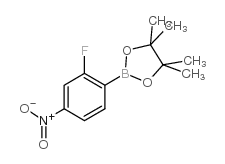 2-Fluoro-4-nitrophenylboronic Acid Pinacol Ester - Chemical structure and product image