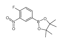 4-Fluoro-3-nitrophenylboronic acid, pinacol ester - Chemical structure and product image