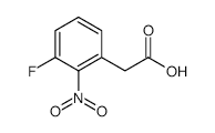 (3-Fluoro-2-nitrophenyl)acetic acid - Chemical structure and product image