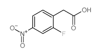 (2-Fluoro-4-nitrophenyl)acetic acid - Chemical structure and product image