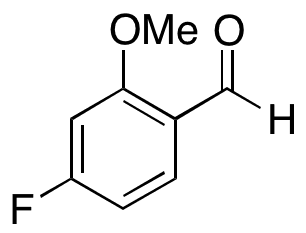 4-Fluoro-2-methoxy-benzaldehyde - Chemical structure and product image