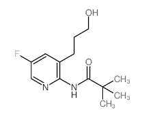 N-(5-Fluoro-3-(3-hydroxypropyl)pyridin-2-yl)-pivalamide - Chemical structure and product image