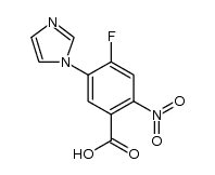 4-Fluoro-5-(1h-imidazol-1-yl)-2-nitrobenzoic acid - Chemical structure and product image