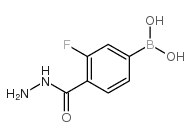 3-Fluoro-4-hydrazinocarbonylphenylboronic acid - Chemical structure and product image