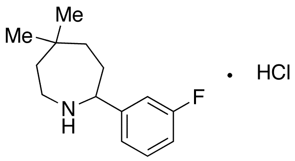 2-(3-Fluorophenyl)hexahydro-5,5-dimethyl-1H-azepine Hydrochoride - Chemical structure and product image
