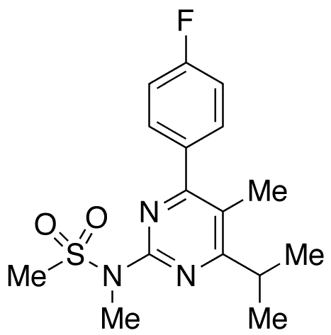 N-[4-(4-Fluorophenyl)-5-methyl-6-(1-methylethyl)-2-pyrimidinyl]-N-methylmethanesulfonamide - Chemical structure and product image