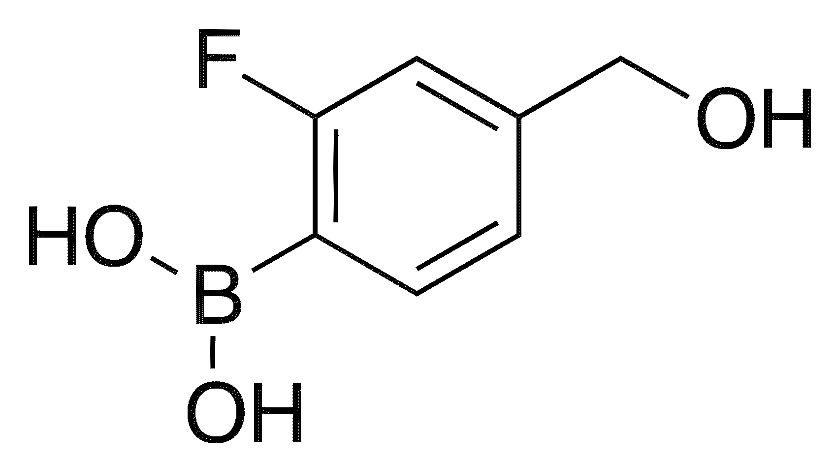 2-Fluoro-4-(hydroxymethyl)phenylboronic acid - Chemical structure and product image