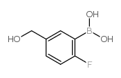 2-Fluoro-5-hydroxymethylphenylboronic acid - Chemical structure and product image
