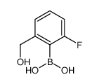 2-Fluoro-6-(hydroxymethyl)phenylboronic acid - Chemical structure and product image