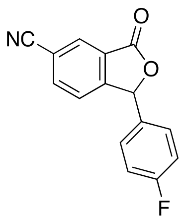 1-(4-Fluorophenyl)-1,3-dihydro-3-oxo-5-isobenzofurancarbonitrile - Chemical structure and product image