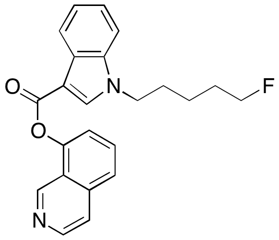 1-(5-Fluoropentyl)-1H-indole-3-carboxylate Isoquinolin-8-yl - Chemical structure and product image