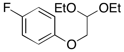 (4-Fluorophenoxy)acetaldehyde Diethyl Acetal - Chemical structure and product image