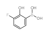 3-Fluoro-2-hydroxyphenylboronic acid - Chemical structure and product image