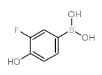 3-Fluoro-4-hydroxyphenylboronic acid - Chemical structure and product image