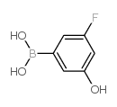 3-Fluoro-5-hydroxyphenylboronic acid - Chemical structure and product image