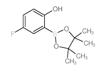 5-Fluoro-2-hydroxyphenylboronic acid, pinacol ester - Chemical structure and product image