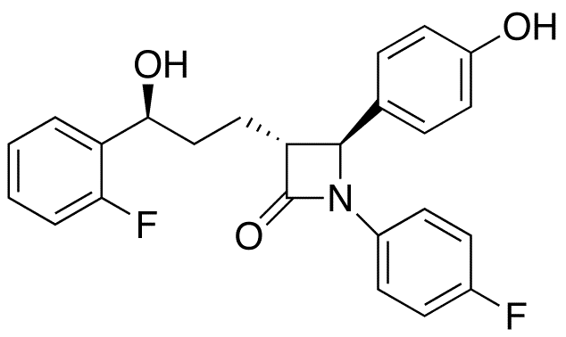 3-(2-Fluorophenyl) Ezetimibe - Chemical structure and product image