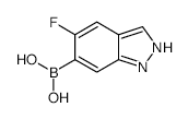 5-Fluoro-1h-indazol-6-ylboronic acid - Chemical structure and product image