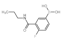 4-Fluoro-3-(n-propylcarbamoyl)phenylboronic acid - Chemical structure and product image