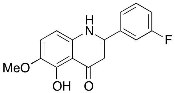 2-(3-Fluorophenyl)-5-hydroxy-6-methoxy-4(1H)-quinolinone - Chemical structure and product image