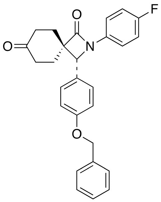 (3R)-2-(4-Fluorophenyl)-3-[4-(phenylmethoxy)phenyl]-2-azaspiro[3.5]nonane-1,7-dione - Chemical structure and product image