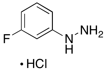 3-Fluorophenylhydrazine Hydrochloride - Chemical structure and product image
