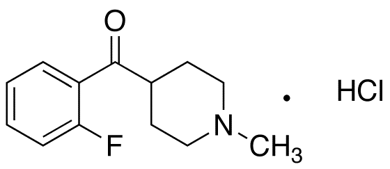 (2-Fluorophenyl)(1-methyl-4-piperidinyl)-methanone Hydrochloride - Chemical structure and product image