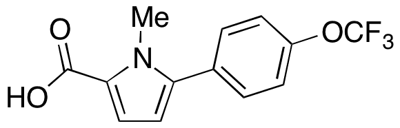 5-(4-Fluorophenyl)-1-methyl-1H-pyrrole-2-carboxylic Acid - Chemical structure and product image