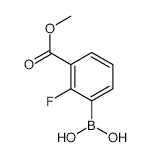 2-Fluoro-3-methoxycarbonylphenylboronic acid - Chemical structure and product image