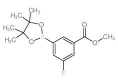 3-Fluoro-5-methoxycarbonylphenylboronic Acid Pinacol Ester - Chemical structure and product image