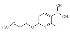 2-Fluoro-6-(2-methoxyethoxy)pyridine-3-boronic acid - Chemical structure and product image