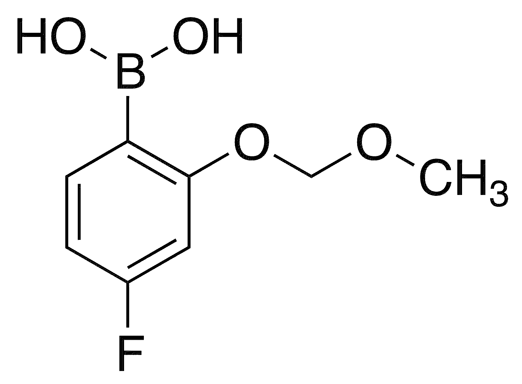 [4-Fluoro-2-(methoxymethoxy)phenyl]boronic acid - Chemical structure and product image