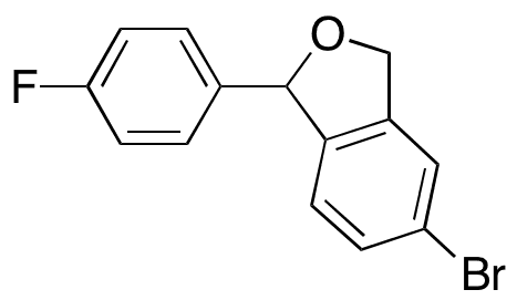1-(4-Fluorophenyl)-5-bromophthalan - Chemical structure and product image