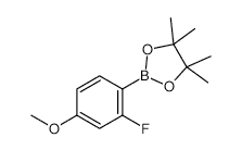 2-Fluoro-4-methoxyphenylboronic acid pinacol ester - Chemical structure and product image