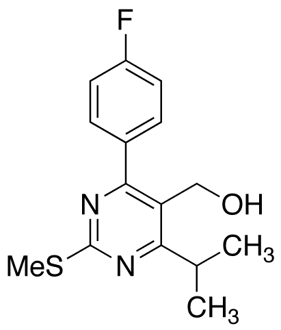 4-(4-Fluorophenyl)-5-hydroxymethyl-6-isopropyl-2-methylthiopyrimidine - Chemical structure and product image