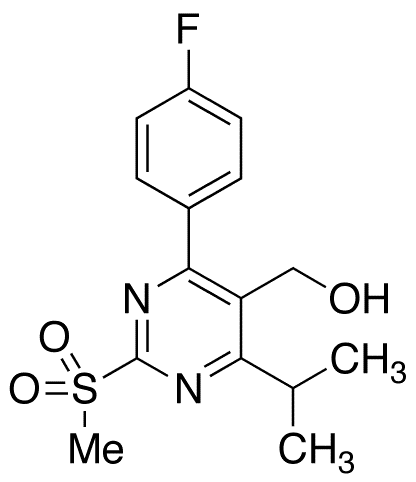 4-(4-Fluorophenyl)-5-hydroxymethyl-6-isopropyl-2-methylsulfonylpyrimidine - Chemical structure and product image