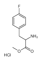 H-P-Fluoro-DL-Phe-OMe hyrdochloride - Chemical structure and product image