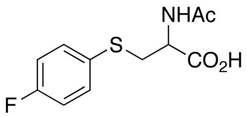 S-(4-Fluorophenyl)mercapturic Acid - Chemical structure and product image