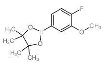4-Fluoro-3-methoxyphenylboronic acid pinacol ester - Chemical structure and product image