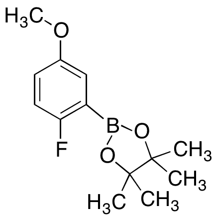 2-(2-Fluoro-5-methoxyphenyl)-4,4,5,5-tetramethyl-1,3,2-dioxaborolane - Chemical structure and product image